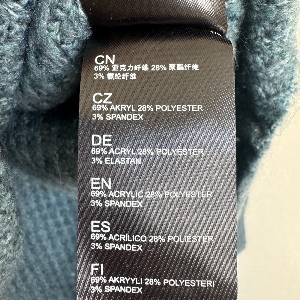 NWT KUHL sienna sweater in mineral blue Medium - Picture 7 of 9